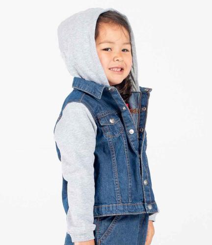Larkwood Kids Denim Jacket - BLU - 45448